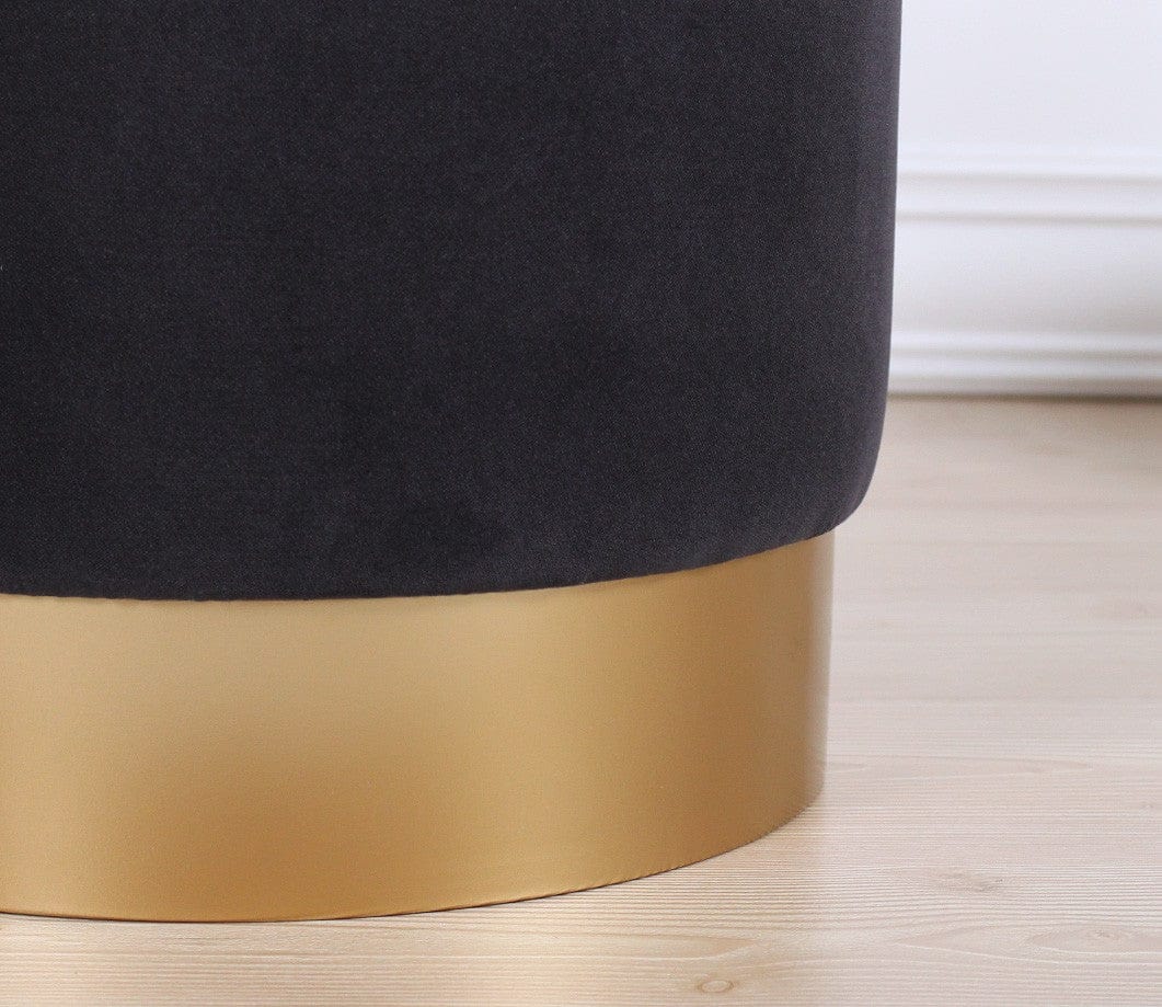 Pouf in tessuto Memfis Grigio (4)