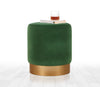 Pouf in tessuto Memfis Verde