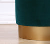Pouf in tessuto Memfis Verde (4)