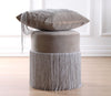 Pouf in tessuto Merkür Grigio (6)