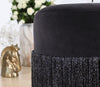 Pouf in tessuto Merkür Nero (4)