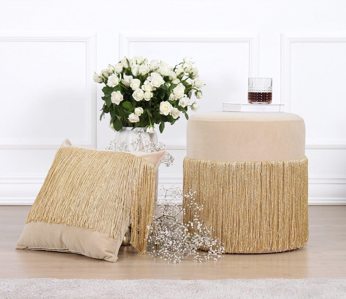 Pouf in tessuto Merkür Oro (5)