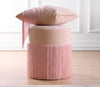Pouf in tessuto Merkür Rosa (6)