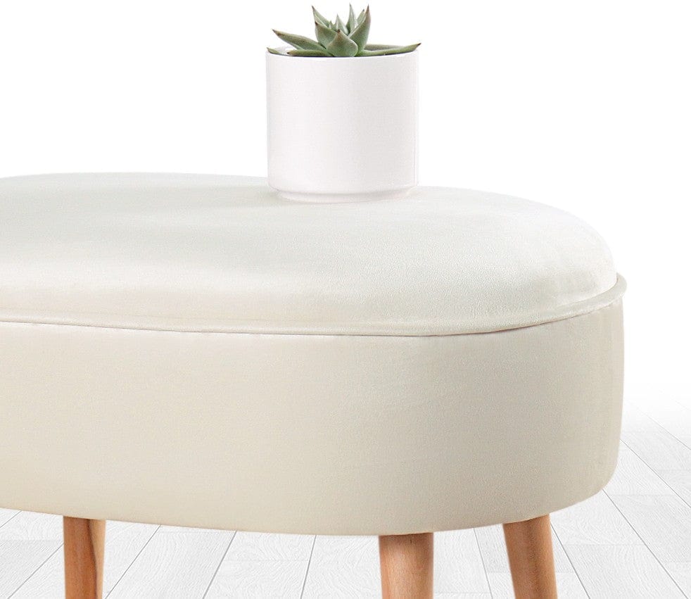Pouf in tessuto Moile Crema (3)