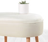 Pouf in tessuto Moile Crema (3)