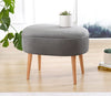 Pouf in tessuto Moile Grigio (1)
