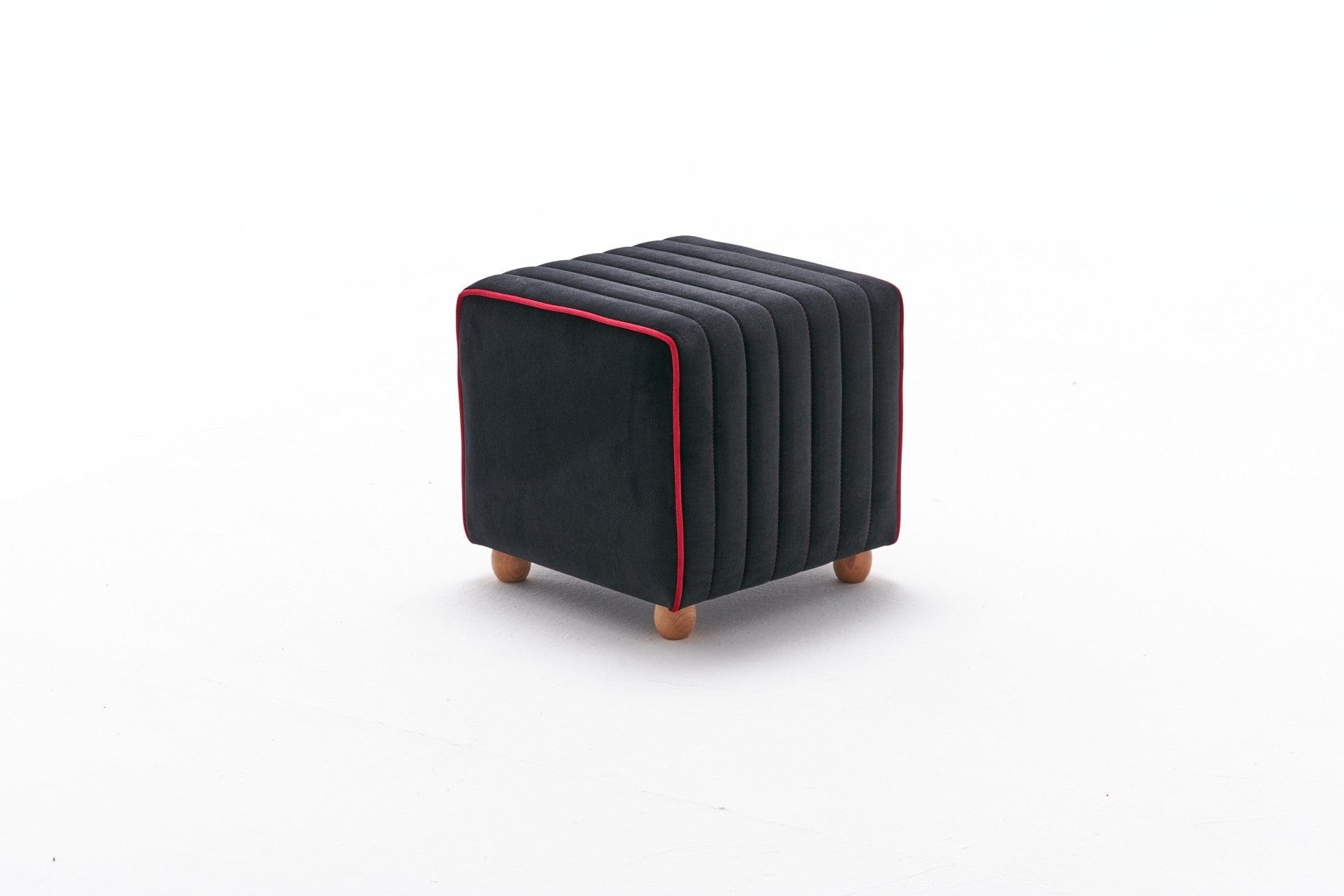 Pouf in tessuto Mona Antracite (4)
