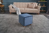 Pouf in tessuto Mona Blu