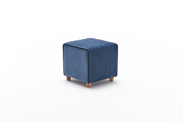 Pouf in tessuto Mona Blu (6)