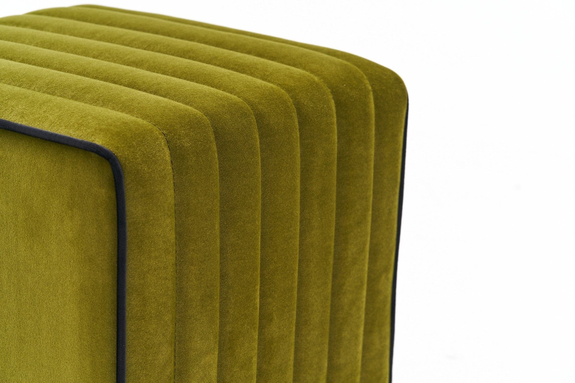 Pouf in tessuto Mona Verde (6)