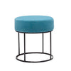 Pouf in tessuto Moon Blu
