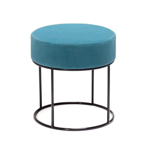 Pouf in tessuto Moon Blu (1)