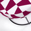Pouf in tessuto Moon Bordeaux (1)