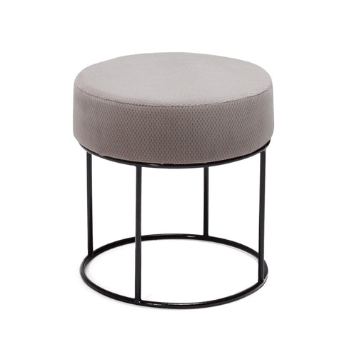 Pouf in tessuto Moon Cappuccino (1)