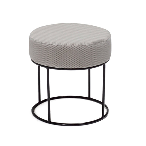Pouf in tessuto Moon Crema (1)