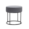 Pouf in tessuto Moon Grigio (1)