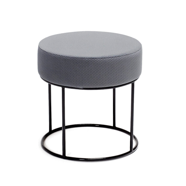 Pouf in tessuto Moon Grigio (2)