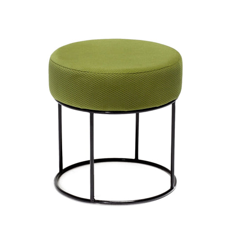 Pouf in tessuto Moon Verde (1)