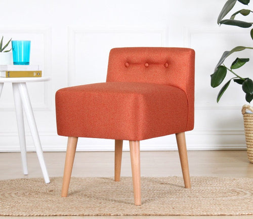 Pouf in tessuto Moouv Arancia