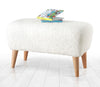 Pouf in tessuto Moouv Bianco