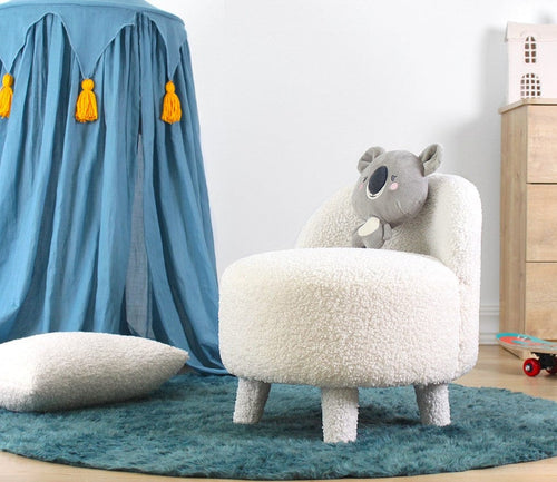 Pouf in tessuto Moouv Bianco (1)