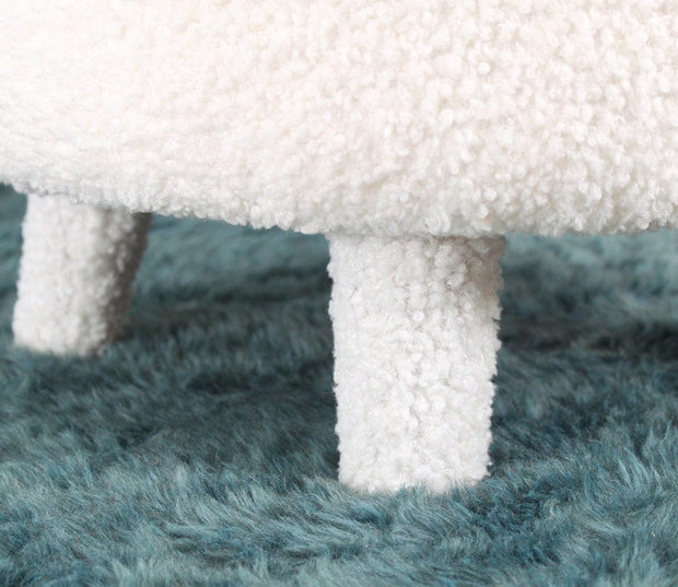 Pouf in tessuto Moouv Bianco (6)