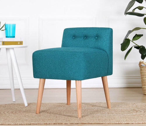 Pouf in tessuto Moouv Blu