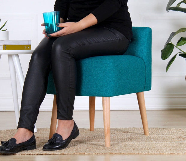 Pouf in tessuto Moouv Blu (3)