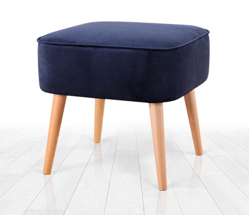 Pouf in tessuto Moouv Blu