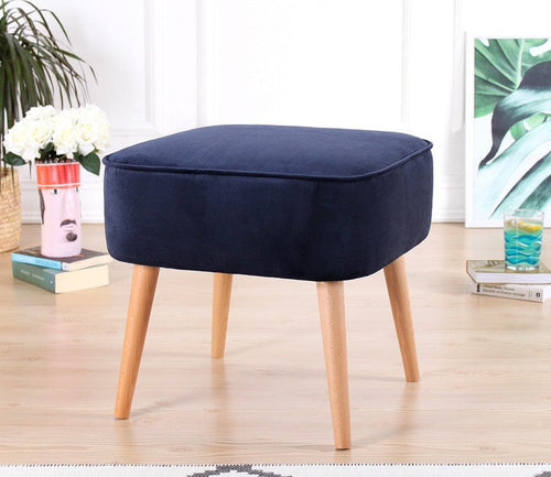 Pouf in tessuto Moouv Blu (1)