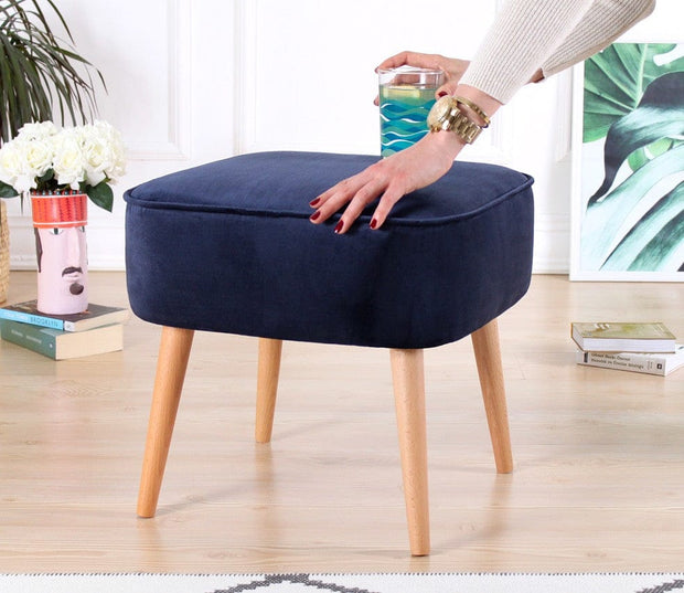 Pouf in tessuto Moouv Blu (2)