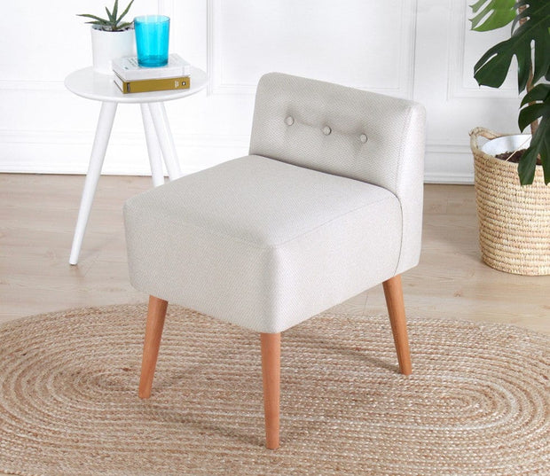 Pouf in tessuto Moouv Crema (6)
