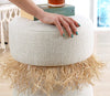 Pouf in tessuto Moouv Crema (4)
