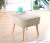 Pouf in tessuto Moouv Crema (4)
