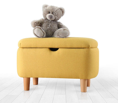 Pouf in tessuto Moouv Giallo