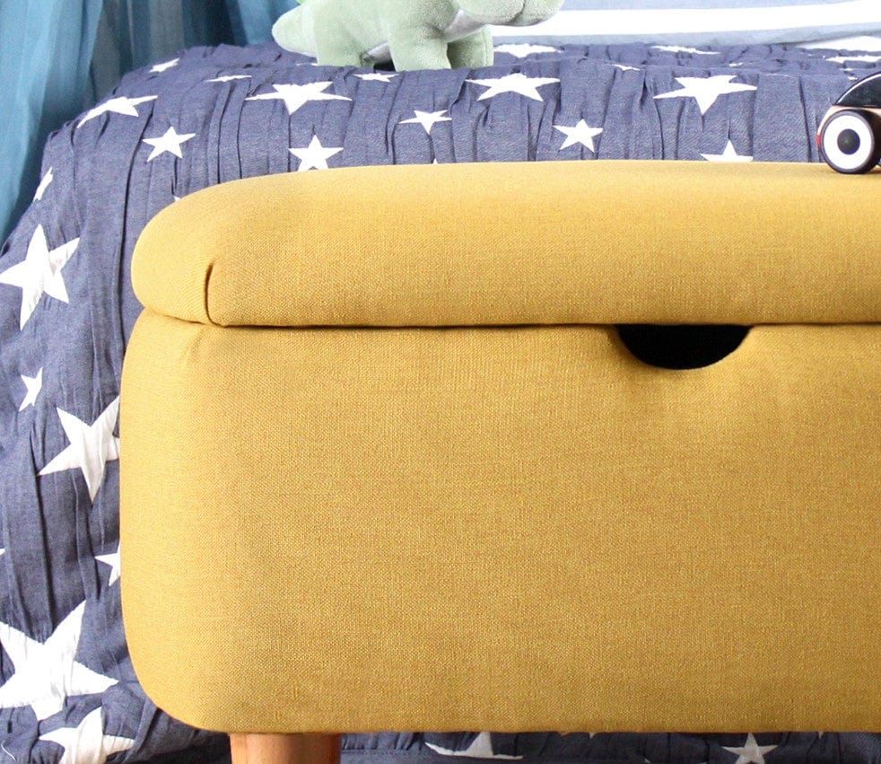 Pouf in tessuto Moouv Giallo (4)
