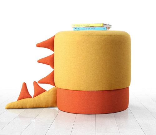 Pouf in tessuto Moouv Giallo