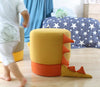 Pouf in tessuto Moouv Giallo (2)
