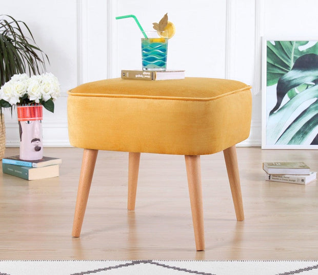 Pouf in tessuto Moouv Giallo (1)
