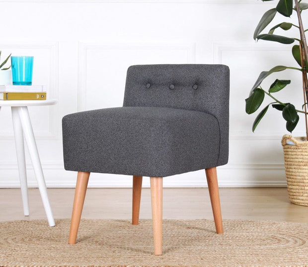 Pouf in tessuto Moouv Grigio
