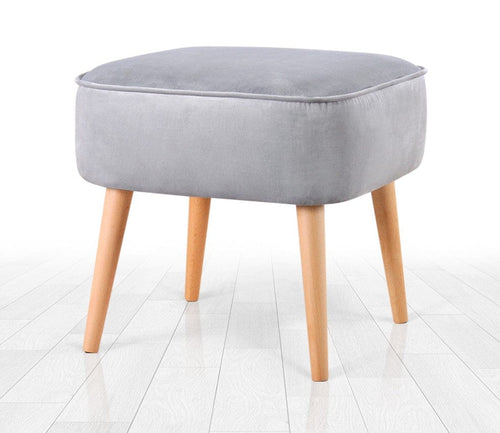 Pouf in tessuto Moouv Grigio