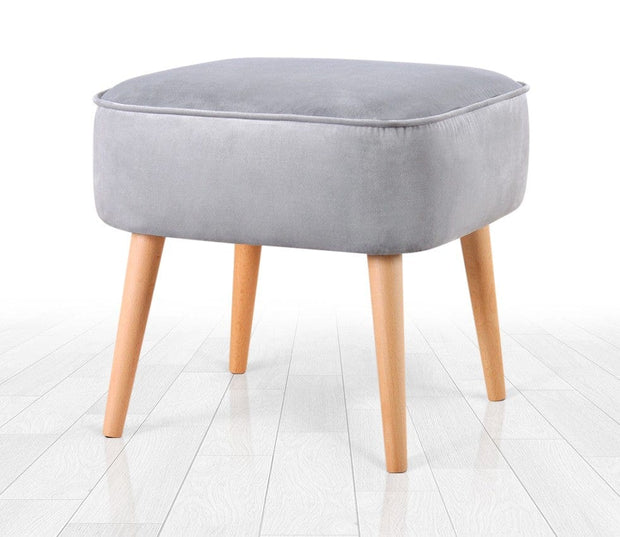 Pouf in tessuto Moouv Grigio