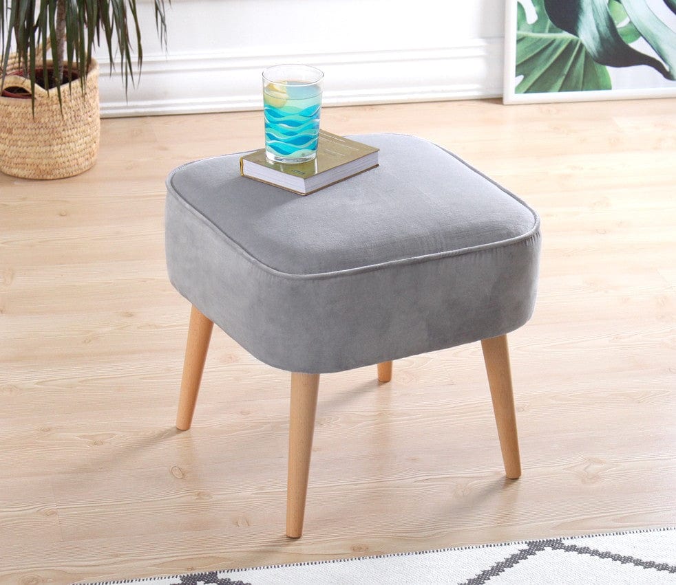 Pouf in tessuto Moouv Grigio (3)