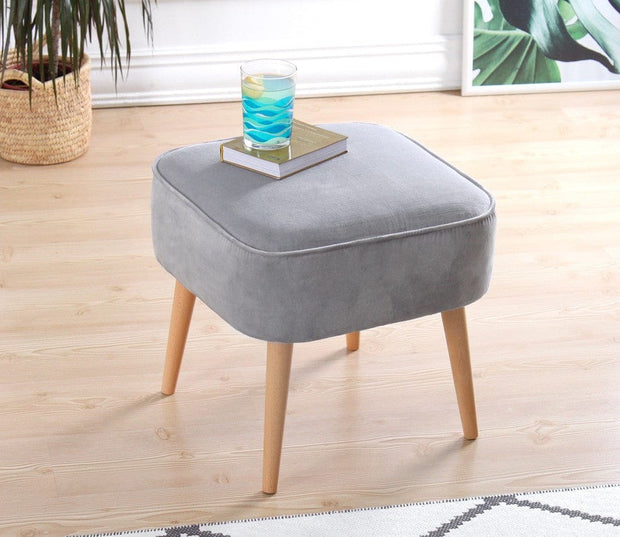 Pouf in tessuto Moouv Grigio (3)