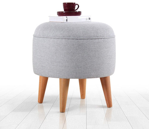 Pouf in tessuto Moouv Grigio