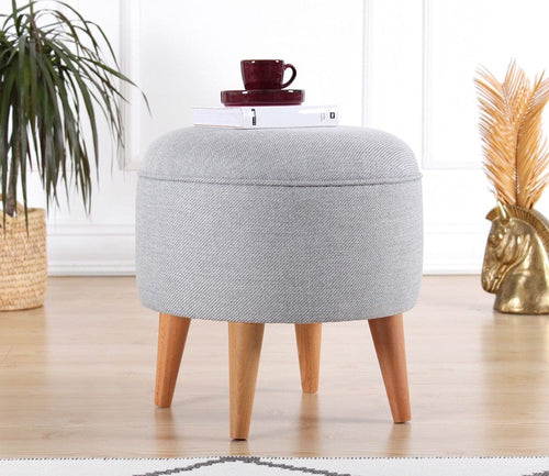 Pouf in tessuto Moouv Grigio (1)