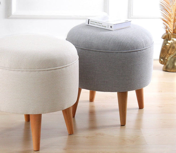 Pouf in tessuto Moouv Grigio (4)