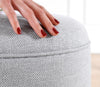 Pouf in tessuto Moouv Grigio (5)