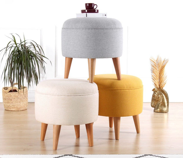 Pouf in tessuto Moouv Grigio (6)
