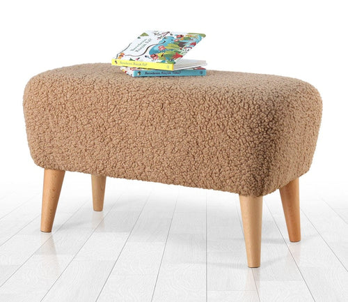 Pouf in tessuto Moouv Marrone